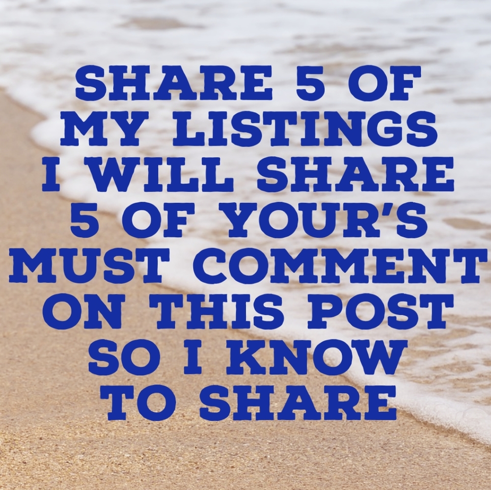 Share 5 listings get 5 Shares back 😉